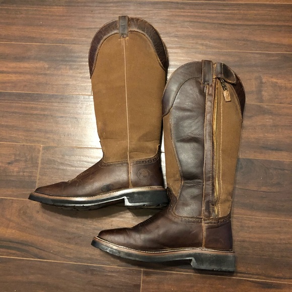Justin 7 Snake Proof Boots Size 8d 
